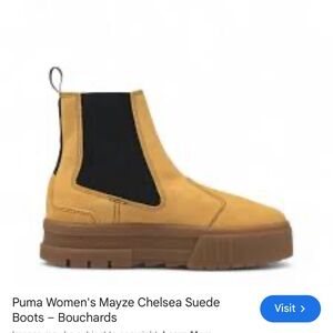 Puma suede Chelsea boots